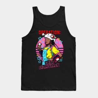 Stranger Things Erica Sinclair Funny Ice Cream Lover 80's Retro Neon Rad Meme Tank Top